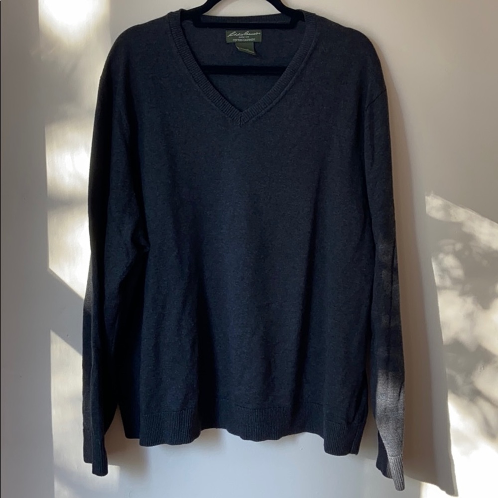 Men’s Eddie Bauer cashmere cotton sweater